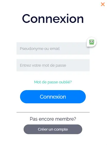 Connexion des membres du CasinoChan